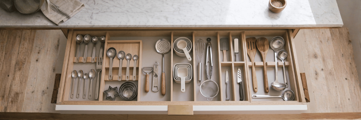 Kitchen drawer organization ideas